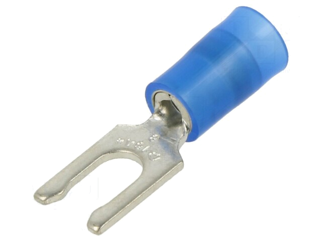 Uiteinde: vork; Ø: 4mm; 1,5÷2,5mm2; klemmen; voor draad; geïsoleerd Uiteinde: vork; Ø: 4mm; 1,5÷2,5mm2; klemmen; voor draad; geïsoleerd